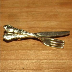 Fork and Knife Pin